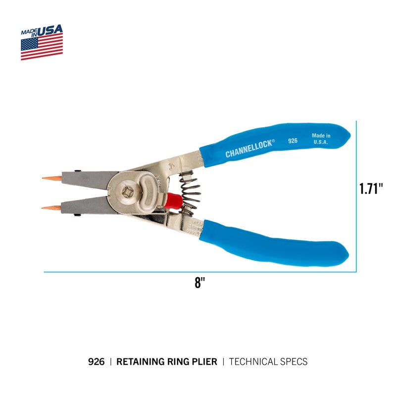 Channellock - 6.5 Retaining Ring Plier (926) - Image 2
